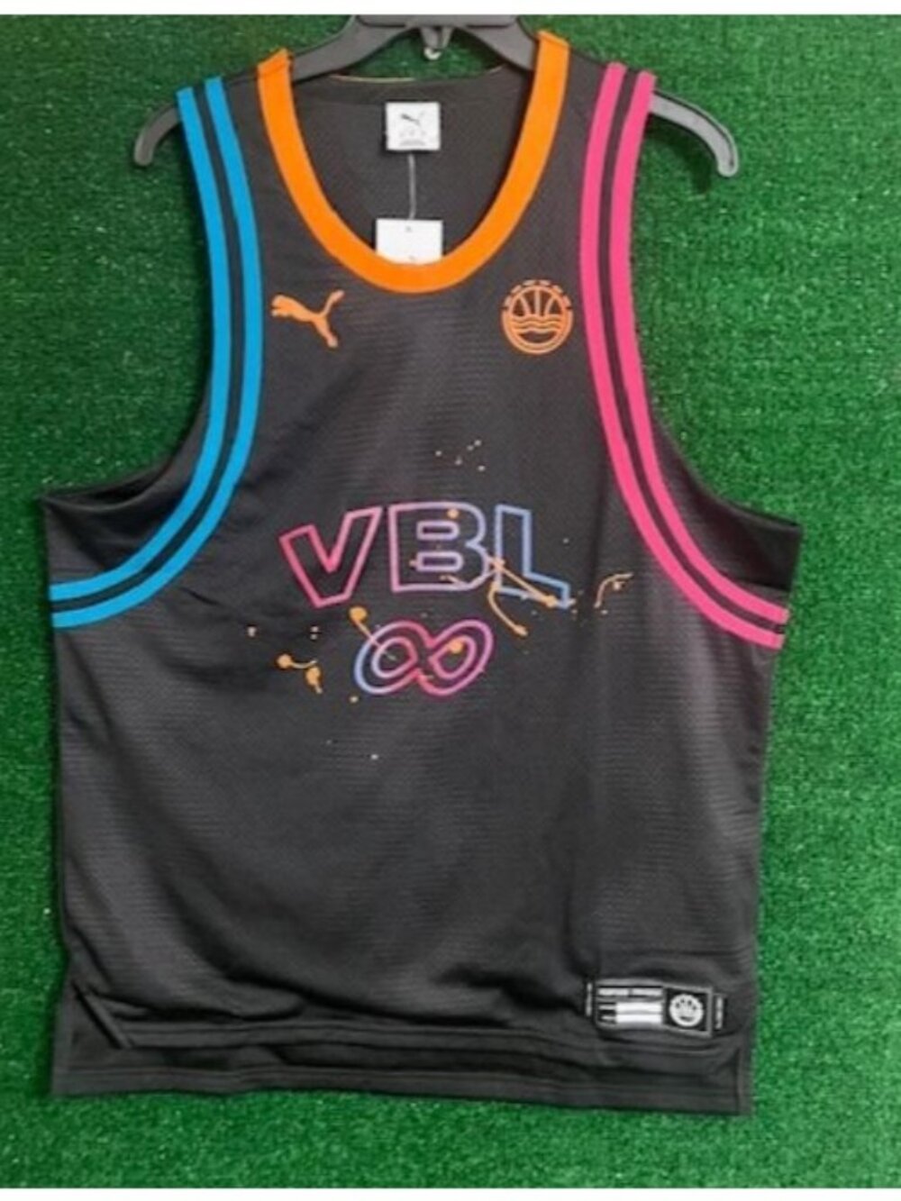 Men Puma Veniceball XX 20X Around The Sun VBL Basketball Jersey 690158 01 Size M